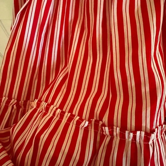 Hill House Ellie Nap Dress - Red Stripe - Picture 4 of 5